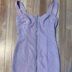 Bodycon zip-up dress